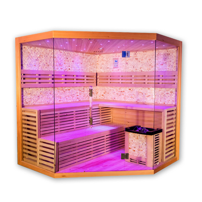 Sauna Uap Hemlock Dengan Generator Ozon 1800L * 1800W * 2100H Mm