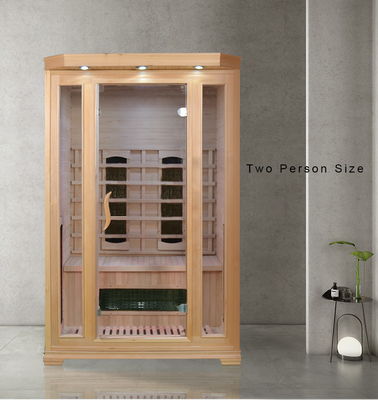 Ruang Sauna Rumah 110 - 240V Dengan Panel Kontrol Komputer Kaca Tempered 8mm