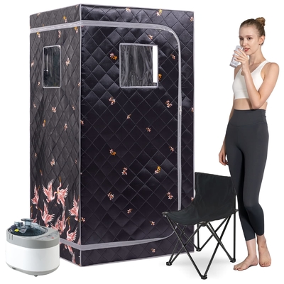 1500W Full Body Home Portable Steam Sauna Tent Untuk Detox Therapy
