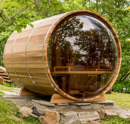 Sauna Kering Luar Ruang Dengan Sistem Musik Bluetooth Untuk 5-6 Orang