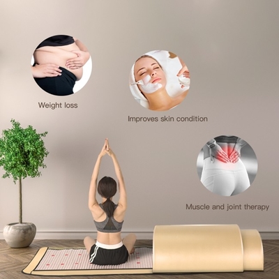 1200W Fisioterapi Tubuh Inframerah Jauh Kubah Sauna Detox Keringat Recumbent