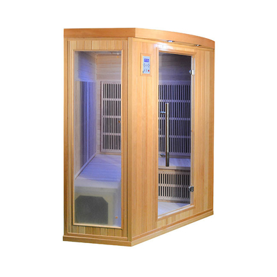 Desain Sudut Rumah 3 - 4 Orang Kayu Sauna Inframerah Jauh Dalam Ruangan dengan EMF Rendah