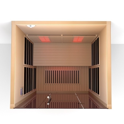 Hemlock / Red Cedar Indoor 2 Orang Sauna Inframerah Untuk Rumah