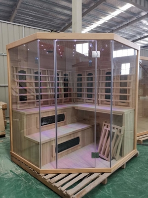 4 Orang Sauna Inframerah Dan Ruang Gabungan Uap Dalam Ruangan