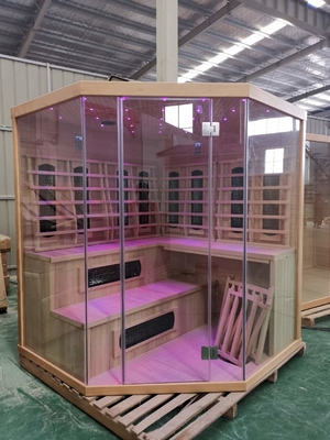 4 Orang Sauna Inframerah Dan Ruang Gabungan Uap Dalam Ruangan