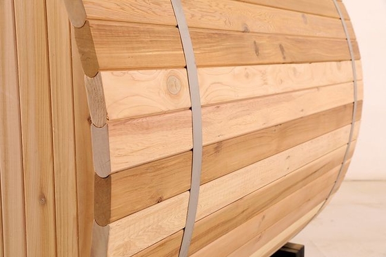 Barel Pemanas Tradisional Kayu Solid Sauna Uap Luar Ruangan 8 Orang