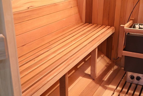 Barel Pemanas Tradisional Kayu Solid Sauna Uap Luar Ruangan 8 Orang