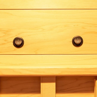 Sauna Kombinasi Inframerah &amp; Uap Kecil Kayu Dalam Ruangan untuk 2 Orang