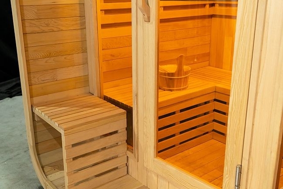 Kayu Di Luar Kompor Pemanas Square Outdoor Garden Sauna Home Commerical