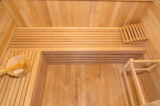 Kayu Di Luar Kompor Pemanas Square Outdoor Garden Sauna Home Commerical