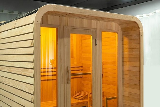 Kayu Di Luar Kompor Pemanas Square Outdoor Garden Sauna Home Commerical