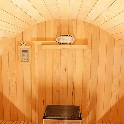 Hemlock Wood Home Commerical Outdoor Tradtional Steam Barrel Sauna 6 Person