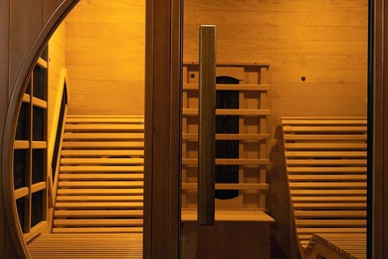 Sauna InfraMerah Jarak Jauh dengan Pencahayaan LED dan Panel Karbon Spektrum Penuh