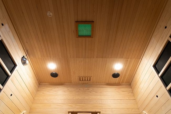 Sauna InfraMerah Jarak Jauh dengan Pencahayaan LED dan Panel Karbon Spektrum Penuh