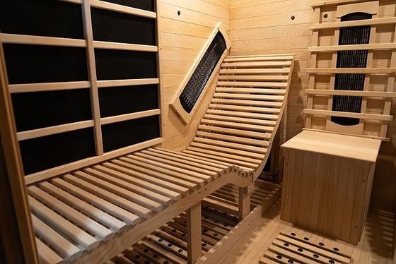 Panel Karbon Spektrum Penuh Sauna Far Infrared Red Cedar 0.C - 65.C Operating Temperature