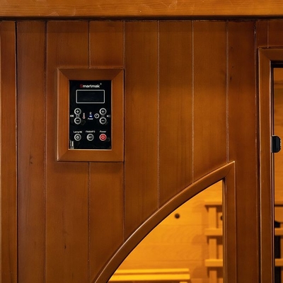 Sauna InfraMerah Jarak Jauh dengan Pencahayaan LED dan Panel Karbon Spektrum Penuh