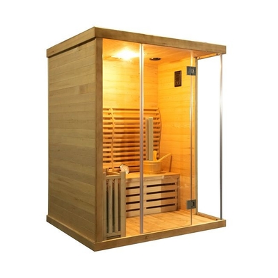 Computer Controlled Hemlock / Cedar Home Sauna Room Dengan Daya 1750W