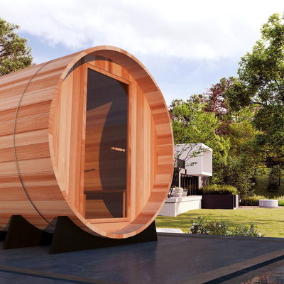 Garansi 1 Tahun Wood Barrel Sauna Untuk Penggunaan Rumah Dan Komersial