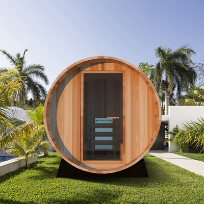 Garansi 1 Tahun Wood Barrel Sauna Untuk Penggunaan Rumah Dan Komersial