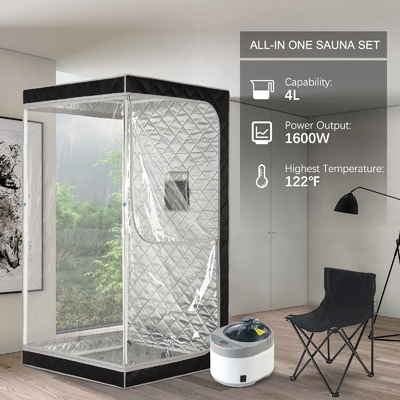 Full Body Home Portable Sauna Tent Lipat Portable Medium Steam Sauna Tent