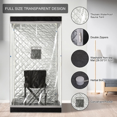 Full Body Home Portable Sauna Tent Lipat Portable Medium Steam Sauna Tent