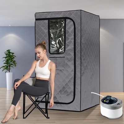 110 - 120V AC 60Hz Sauna Uap Portable Dengan Desain Jendela Transparan