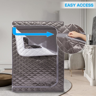 Sauna Uap Berukuran Full Portable Sauna Spa Rumah Sauna Dengan Kapasitas Air 4L