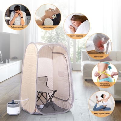 Sauna Uap Berukuran Lengkap Portable Home Spa Indoor Portable Pop Up Sauna