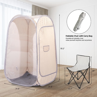 Sauna Uap Berukuran Lengkap Portable Home Spa Indoor Portable Pop Up Sauna