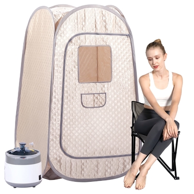 Rumah Lapisan Berdiri Portable Pop Up Sauna Full Body Personal Sauna Tent