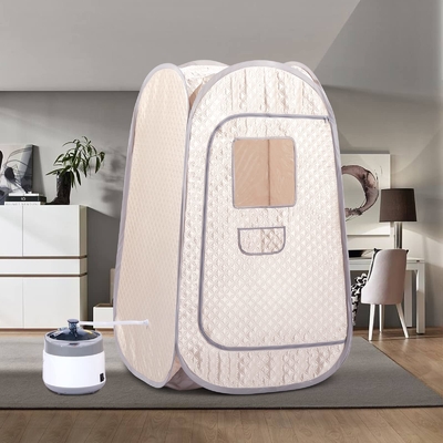 Rumah Lapisan Berdiri Portable Pop Up Sauna Full Body Personal Sauna Tent