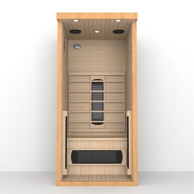 Ruang Sauna Indoor 1 - 2 Orang Sauna Far Infrared Dengan Kapsul Cahaya Merah
