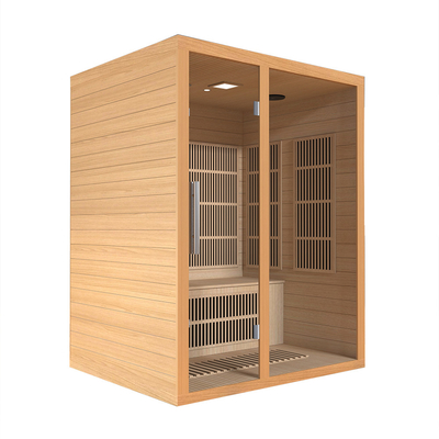 Smartmak 2100W 3 Orang Ruang Sauna Far Infrared Rumah Sauna Infrared Untuk Spa