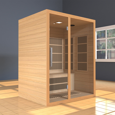 Smartmak 2100W 3 Orang Ruang Sauna Far Infrared Rumah Sauna Infrared Untuk Spa