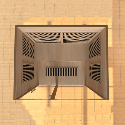 Smartmak 2100W 3 Orang Ruang Sauna Far Infrared Rumah Sauna Infrared Untuk Spa