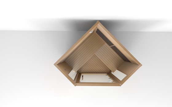 Sauna Inframerah Mewah Tradisional 3 Orang Sauna Inframerah Cedar Merah