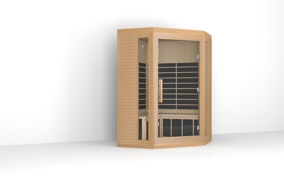 Sauna Inframerah Mewah Tradisional 3 Orang Sauna Inframerah Cedar Merah