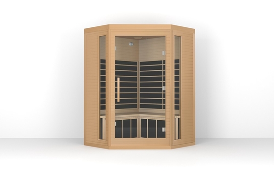 Sauna Inframerah Mewah Tradisional 3 Orang Sauna Inframerah Cedar Merah