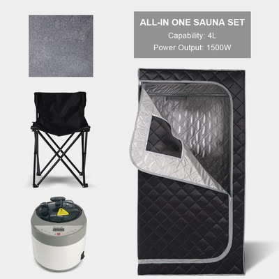 Ukuran Besar Gaya Lipat Full Body Portable Sauna 4L Untuk Spa