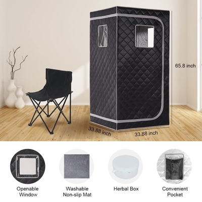 Ukuran Besar Gaya Lipat Full Body Portable Sauna 4L Untuk Spa