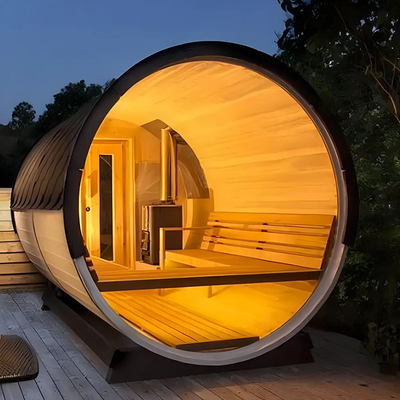 Kamar Sauna Kayu Uap Kering Kesehatan Bak Mandi Kayu Sauna Uap
