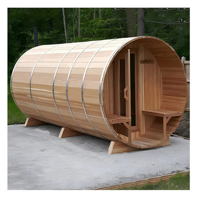 Sauna Uap dengan Kompor Kayu Kayu Cedar