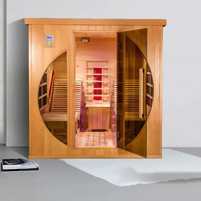Panel Karbon Spektrum Penuh Sauna Far Infrared Red Cedar 0.C - 65.C Operating Temperature
