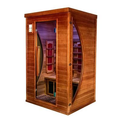 Sauna InfraMerah Jarak Jauh dengan Pencahayaan LED dan Panel Karbon Spektrum Penuh