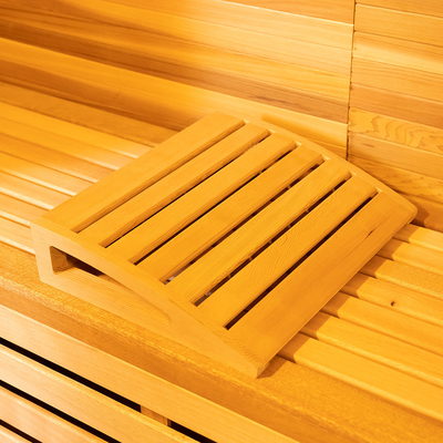 Kamar sauna modern dengan lampu LED dengan pemanas kompor 6KW dan generator ozon untuk kontrol suhu yang ideal