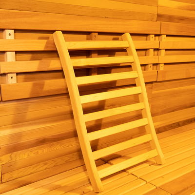 Kamar sauna modern dengan lampu LED dengan pemanas kompor 6KW dan generator ozon untuk kontrol suhu yang ideal