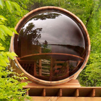 Sauna Kering Luar Ruang Dengan Sistem Musik Bluetooth Untuk 5-6 Orang