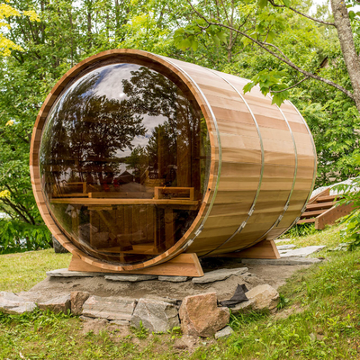 Sauna Kering Luar Ruang Dengan Sistem Musik Bluetooth Untuk 5-6 Orang