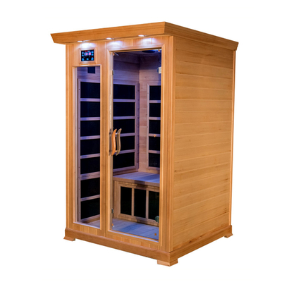 Sauna Inframerah Hemlock Kanada FSC Untuk Dua Orang