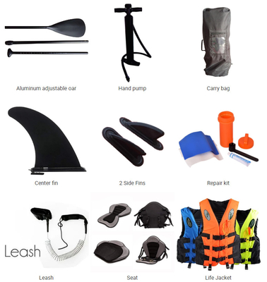 CE Besar Berdiri Papan Padding Inflatbale 10cm ~ 15cm